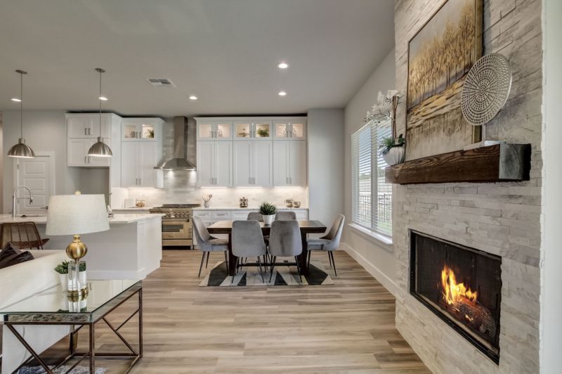 Kitchen and dining area